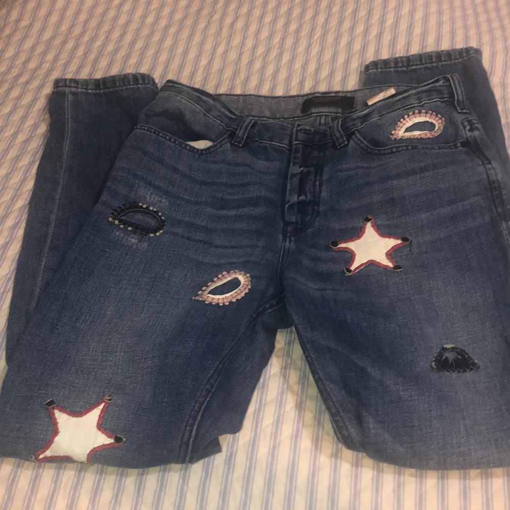 Scotch & Soda high rise whisker boyfriend jeans